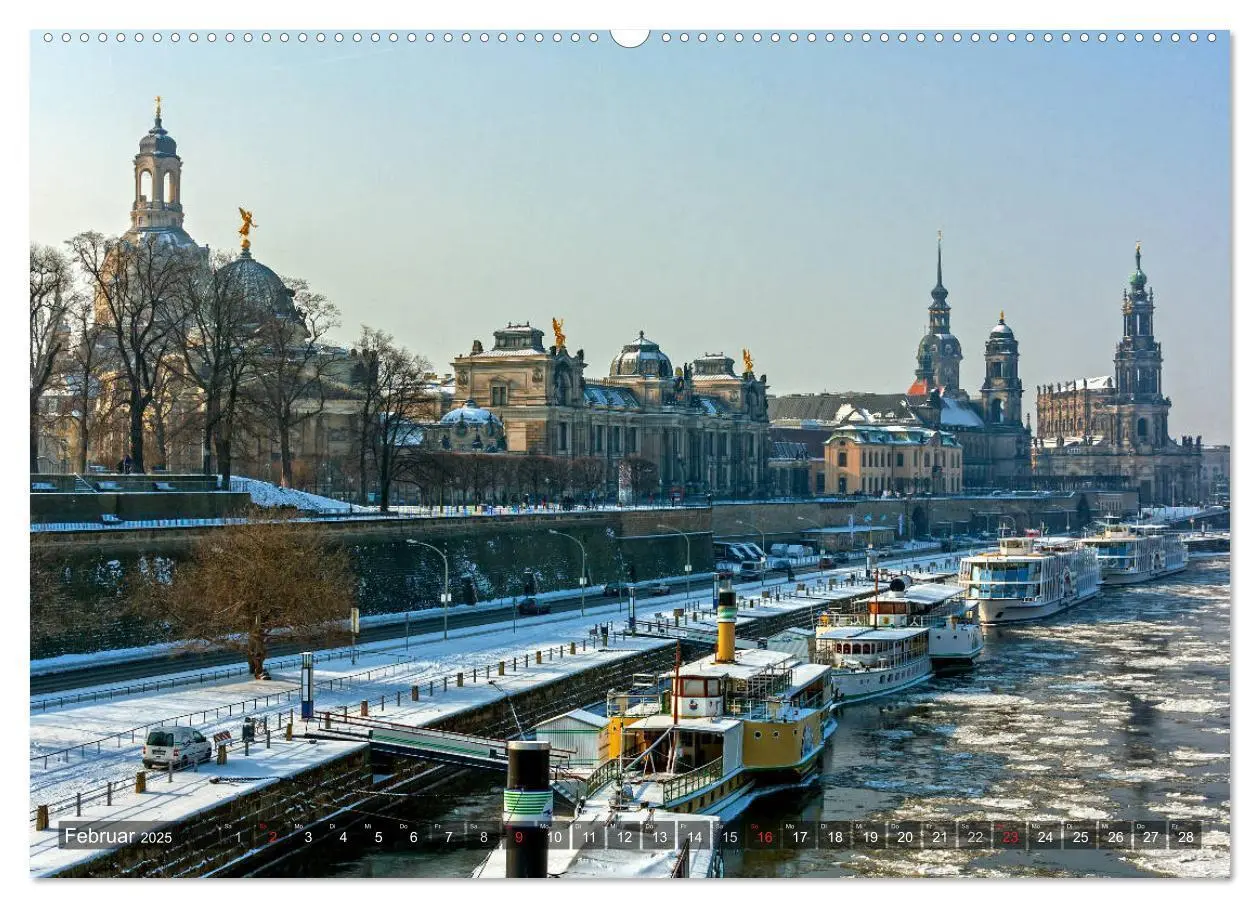 Bild: 9783435712434 | Dresden, ein Jahr an der Elbe (Wandkalender 2025 DIN A2 quer),...