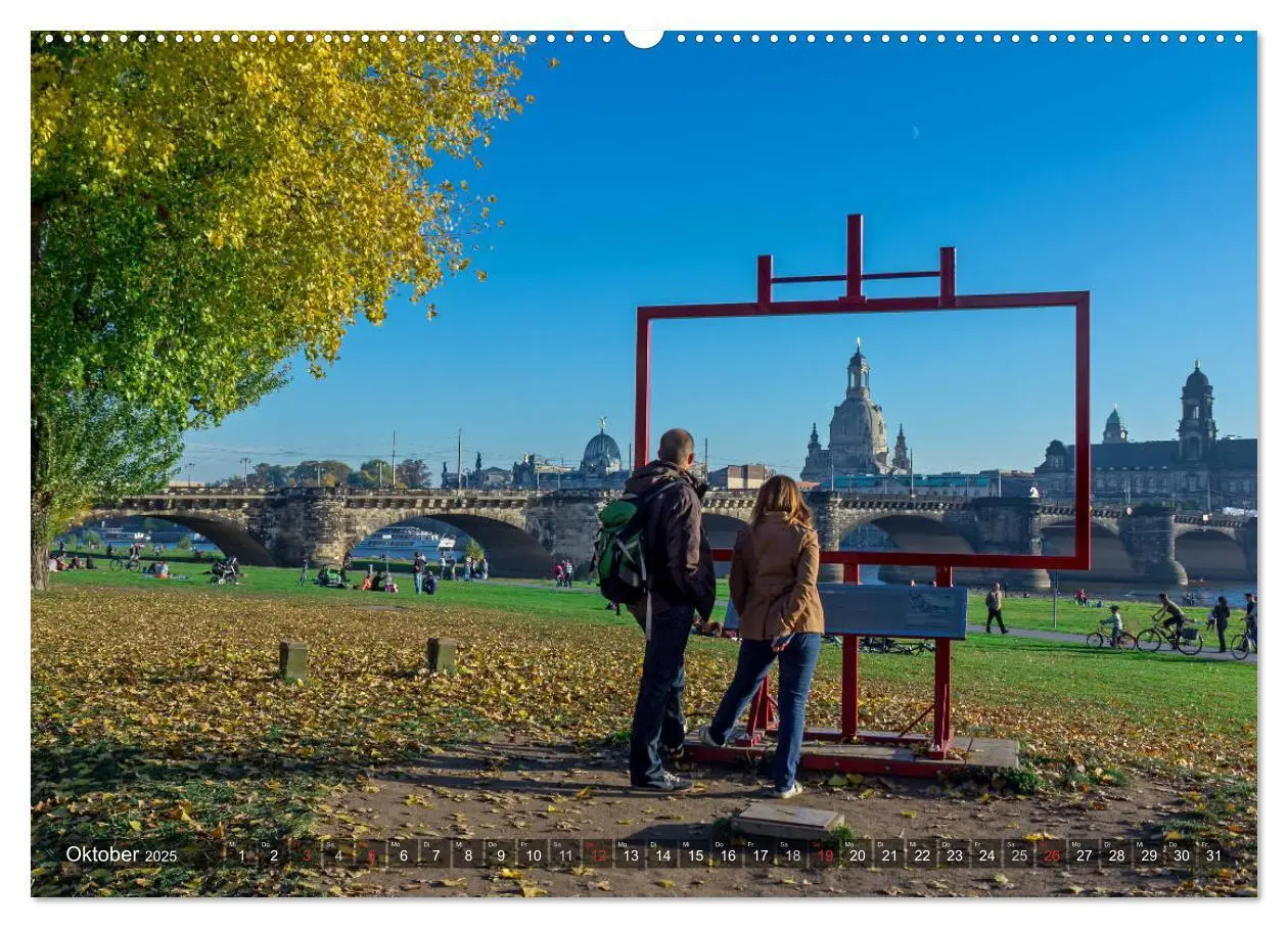 Bild: 9783435712434 | Dresden, ein Jahr an der Elbe (Wandkalender 2025 DIN A2 quer),...