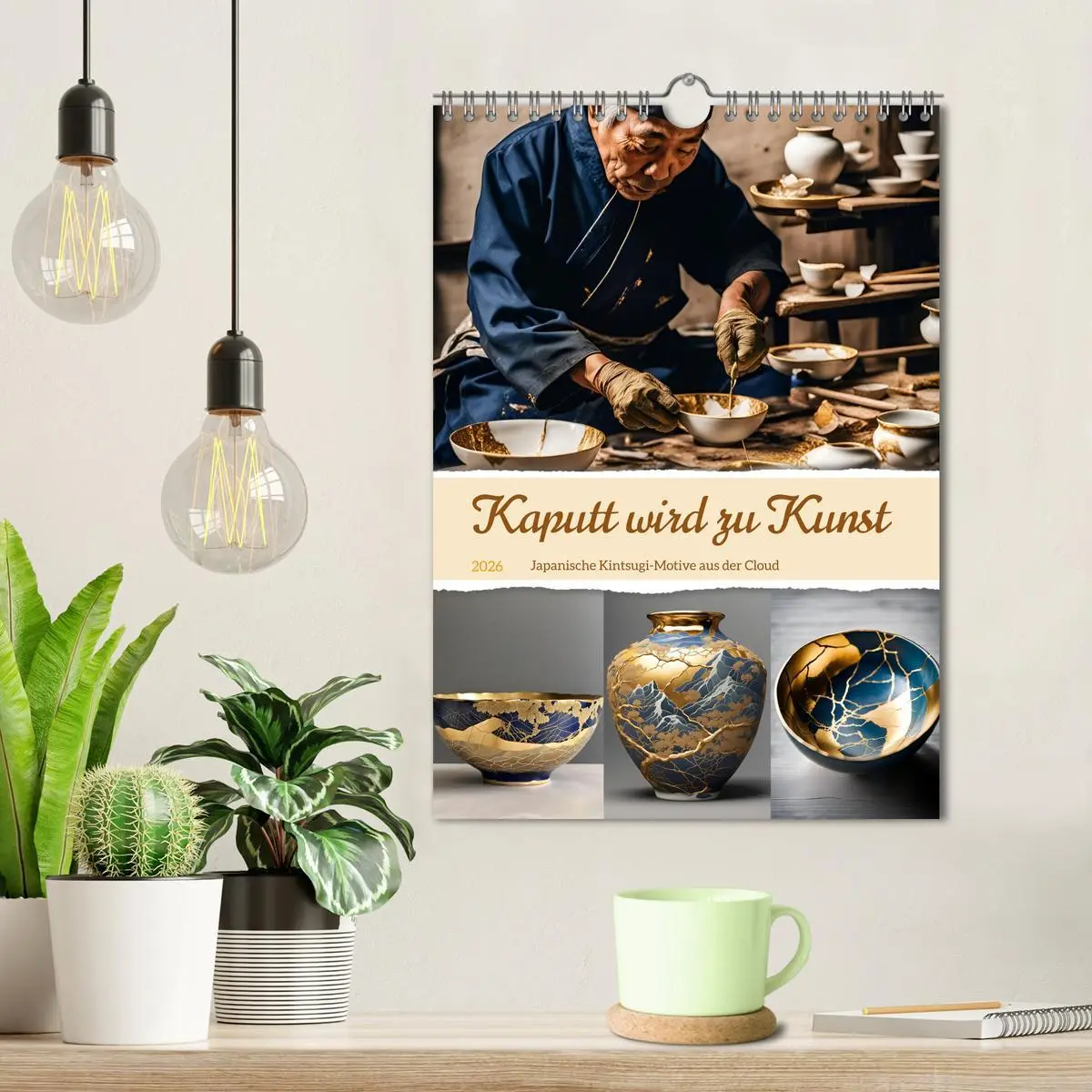 Bild: 9783457282434 | Kaputt wird zu Kunst (Wandkalender 2026 DIN A4 hoch), CALVENDO...