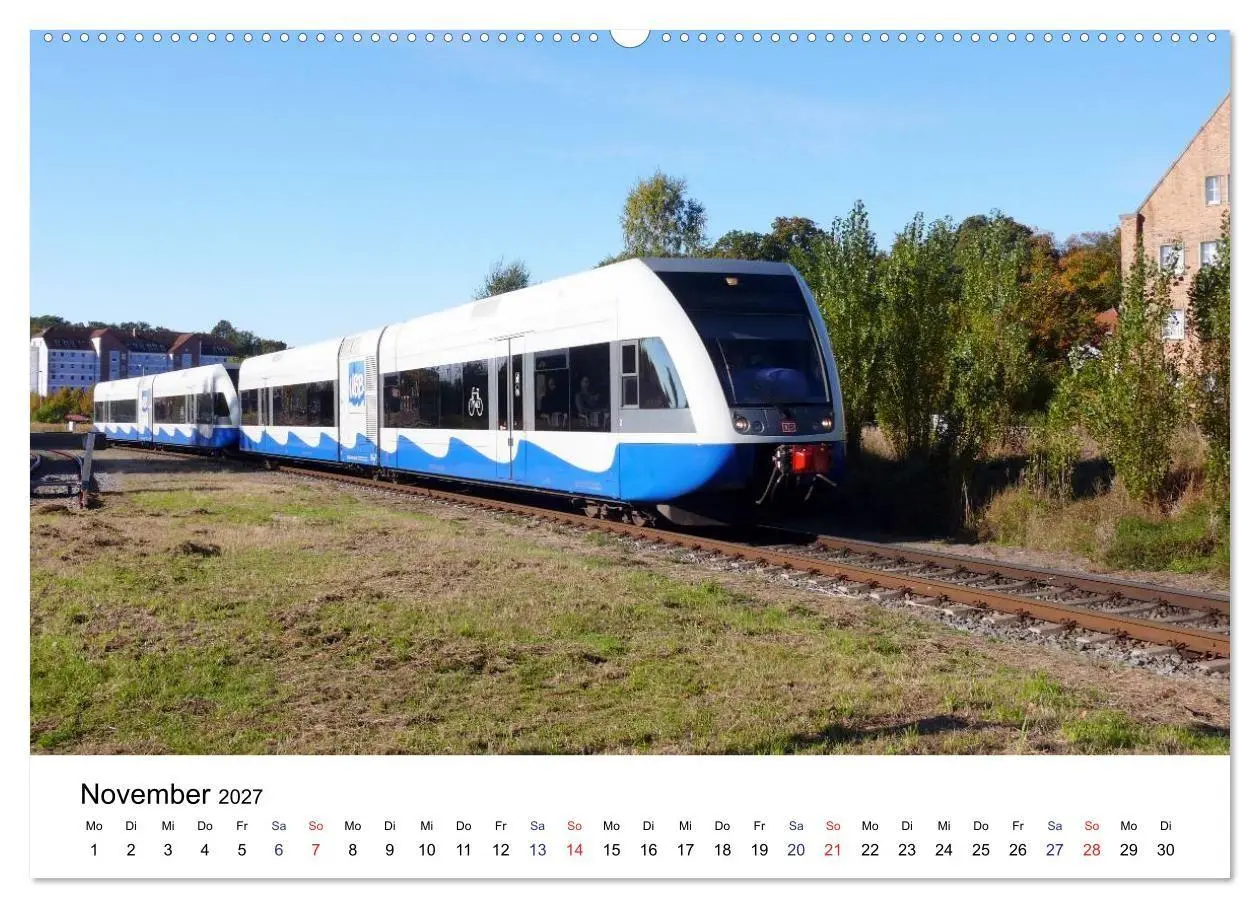 Bild: 9783569912434 | Eisenbahnen auf Usedom (hochwertiger Premium Wandkalender 2027 DIN...