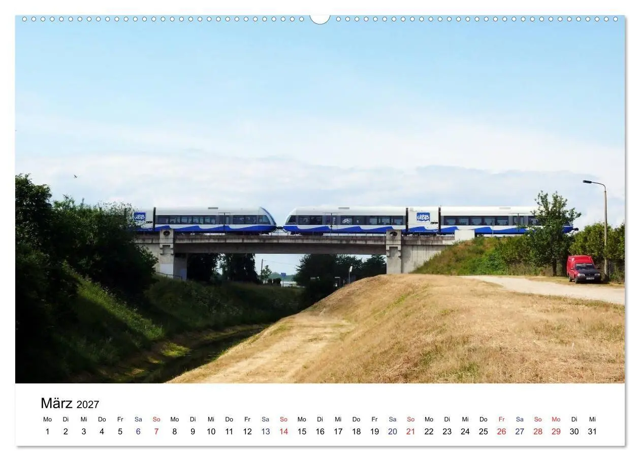 Bild: 9783569912434 | Eisenbahnen auf Usedom (hochwertiger Premium Wandkalender 2027 DIN...