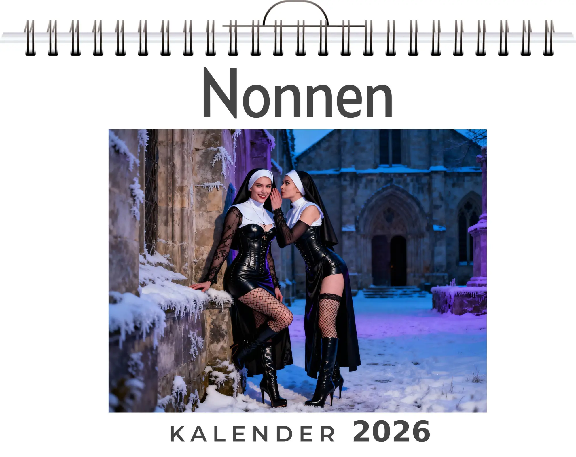 Cover: 9783695332434 | Nonnen | Lucy Lange | Kalender | Deutsch | 2026 | FlipFlop