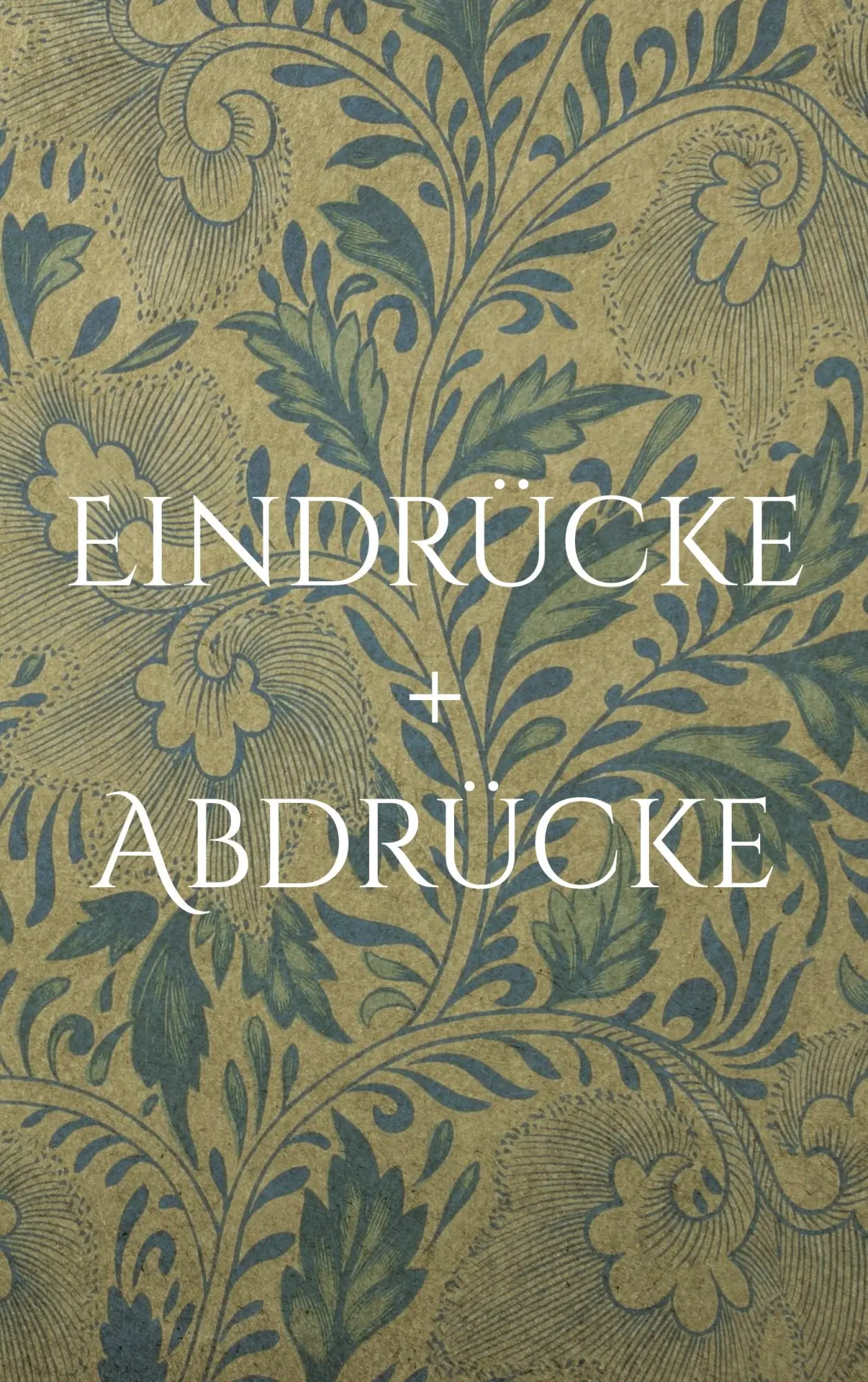 Cover: 9783754352434 | Eindrücke + Abdrücke | Notizbuch fürs Wandern, Pilgern und Reisen
