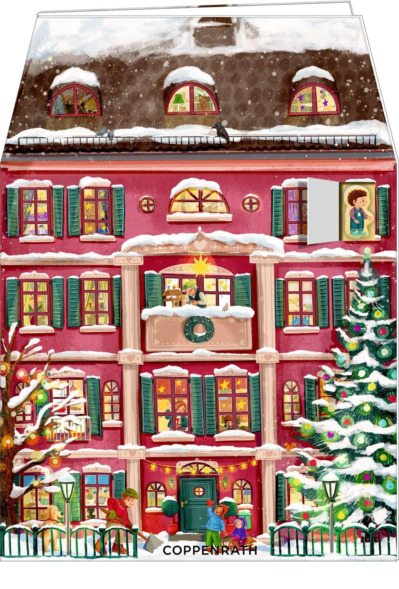 Cover: 4050003972534 | Aufstell-Adventskalender - Mein buntes Weihnachtshaus | Anne Grobe