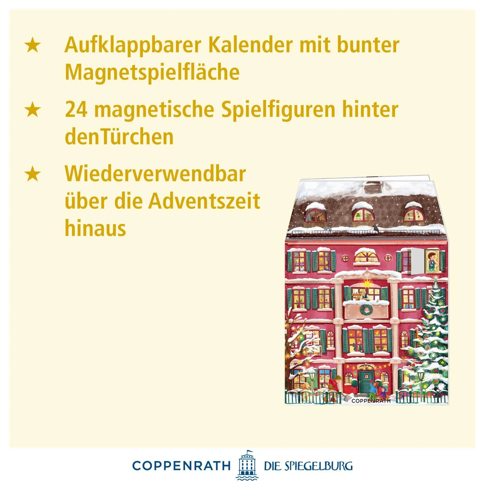 Bild: 4050003972534 | Aufstell-Adventskalender - Mein buntes Weihnachtshaus | Anne Grobe