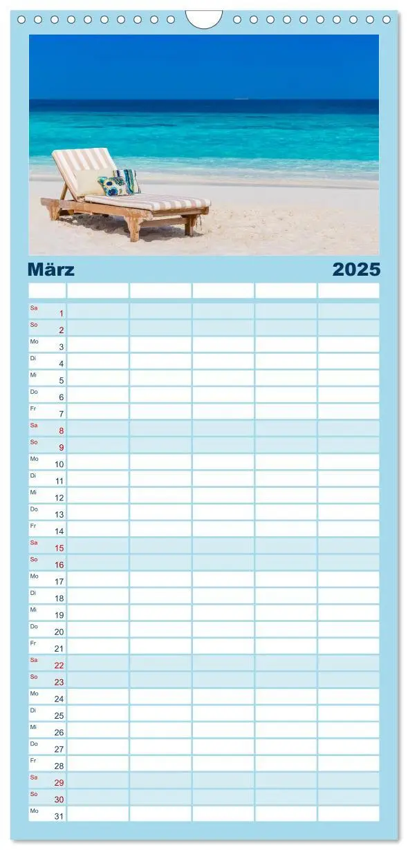 Bild: 9783457102534 | Familienplaner 2025 - Malediven - Inselparadies im Indischen Ozean...