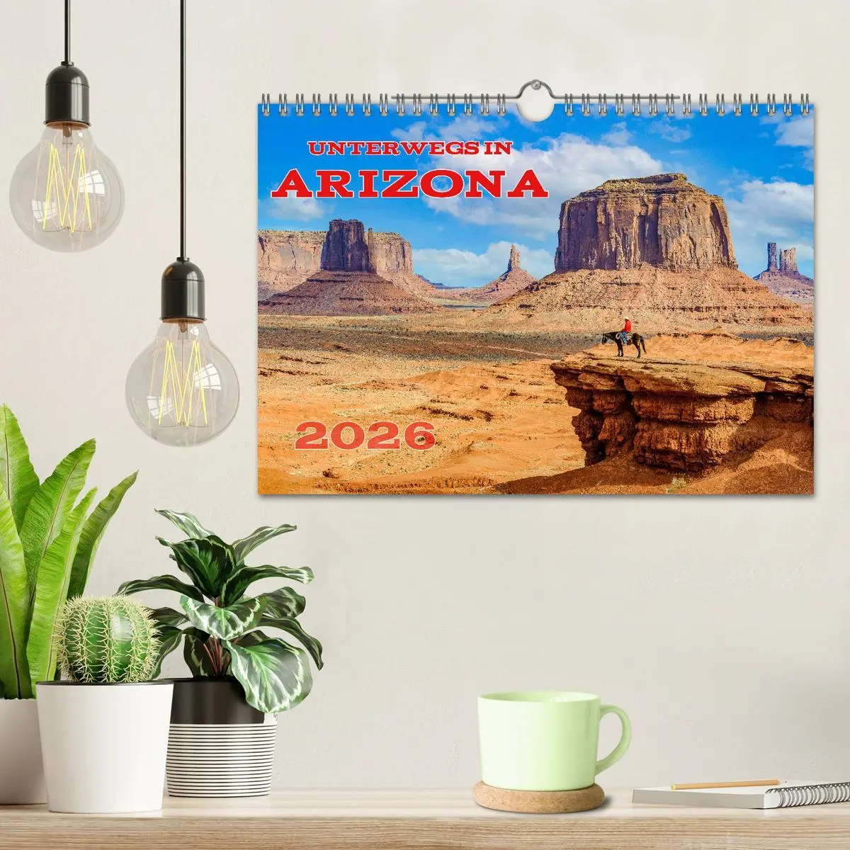Bild: 9783457272534 | Unterwegs in ARIZONA (Wandkalender 2026 DIN A4 quer), CALVENDO...