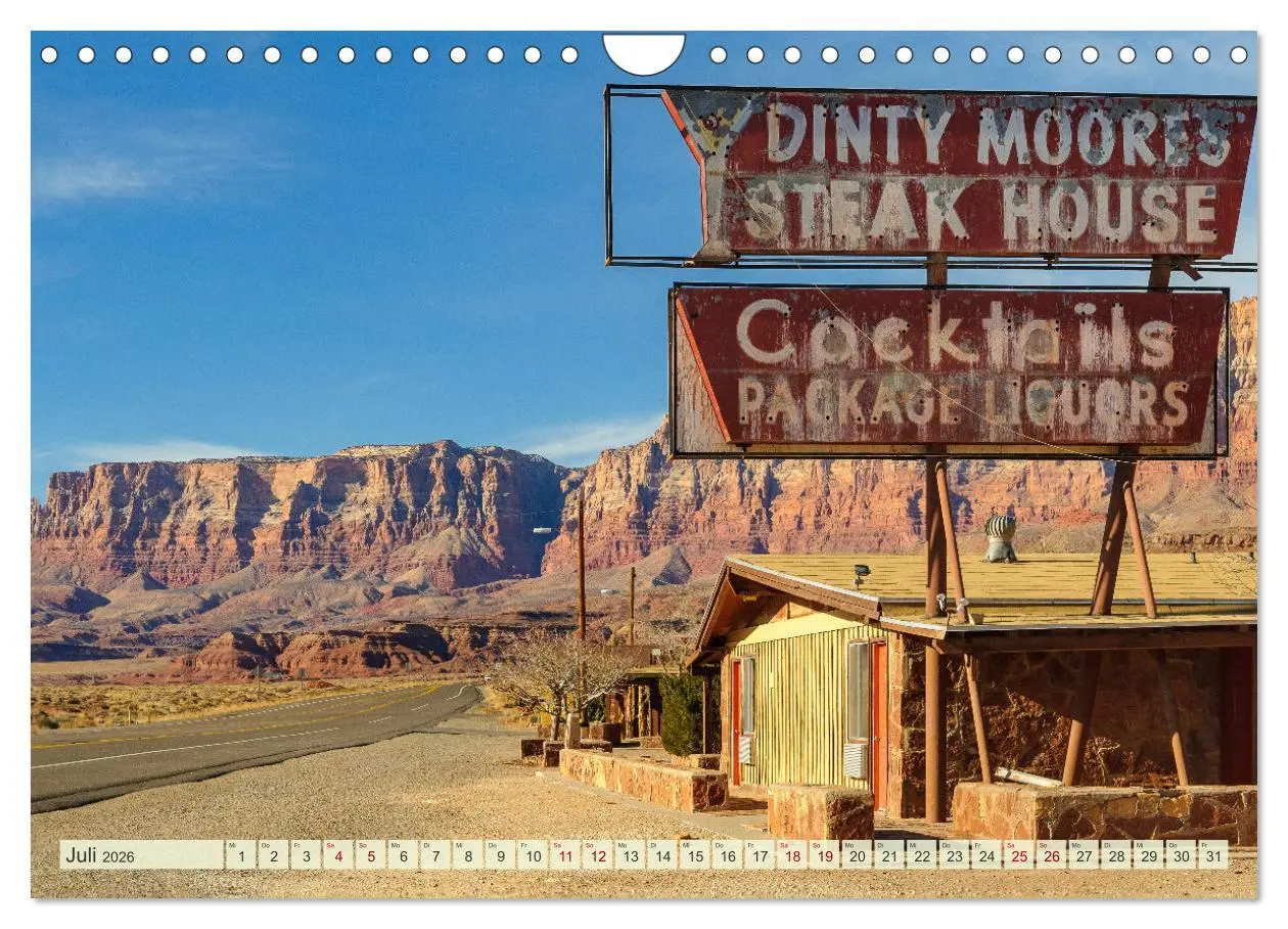 Bild: 9783457272534 | Unterwegs in ARIZONA (Wandkalender 2026 DIN A4 quer), CALVENDO...