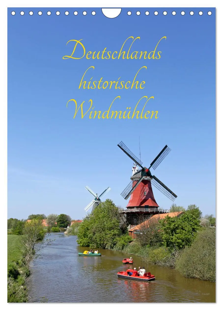 Cover: 9783516362534 | Deutschlands historische Windmühlen (Wandkalender 2026 DIN A4...