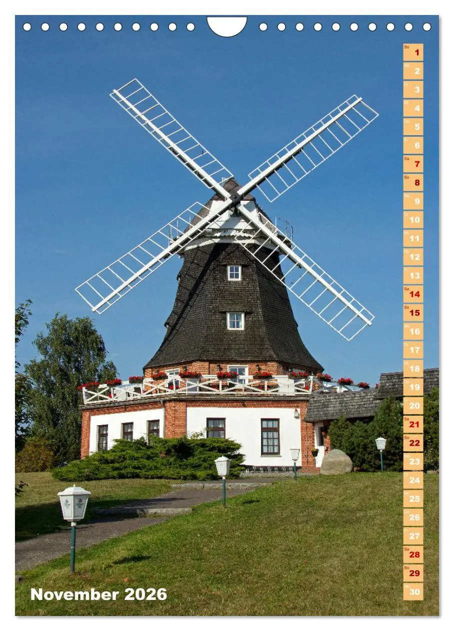 Bild: 9783516362534 | Deutschlands historische Windmühlen (Wandkalender 2026 DIN A4...
