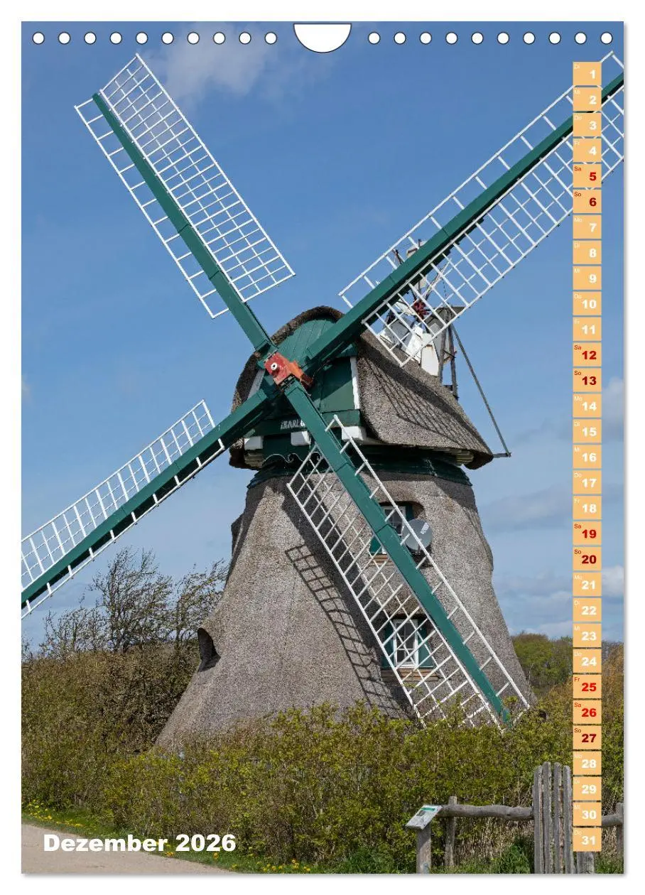 Bild: 9783516362534 | Deutschlands historische Windmühlen (Wandkalender 2026 DIN A4...