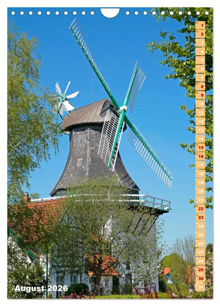 Bild: 9783516362534 | Deutschlands historische Windmühlen (Wandkalender 2026 DIN A4...