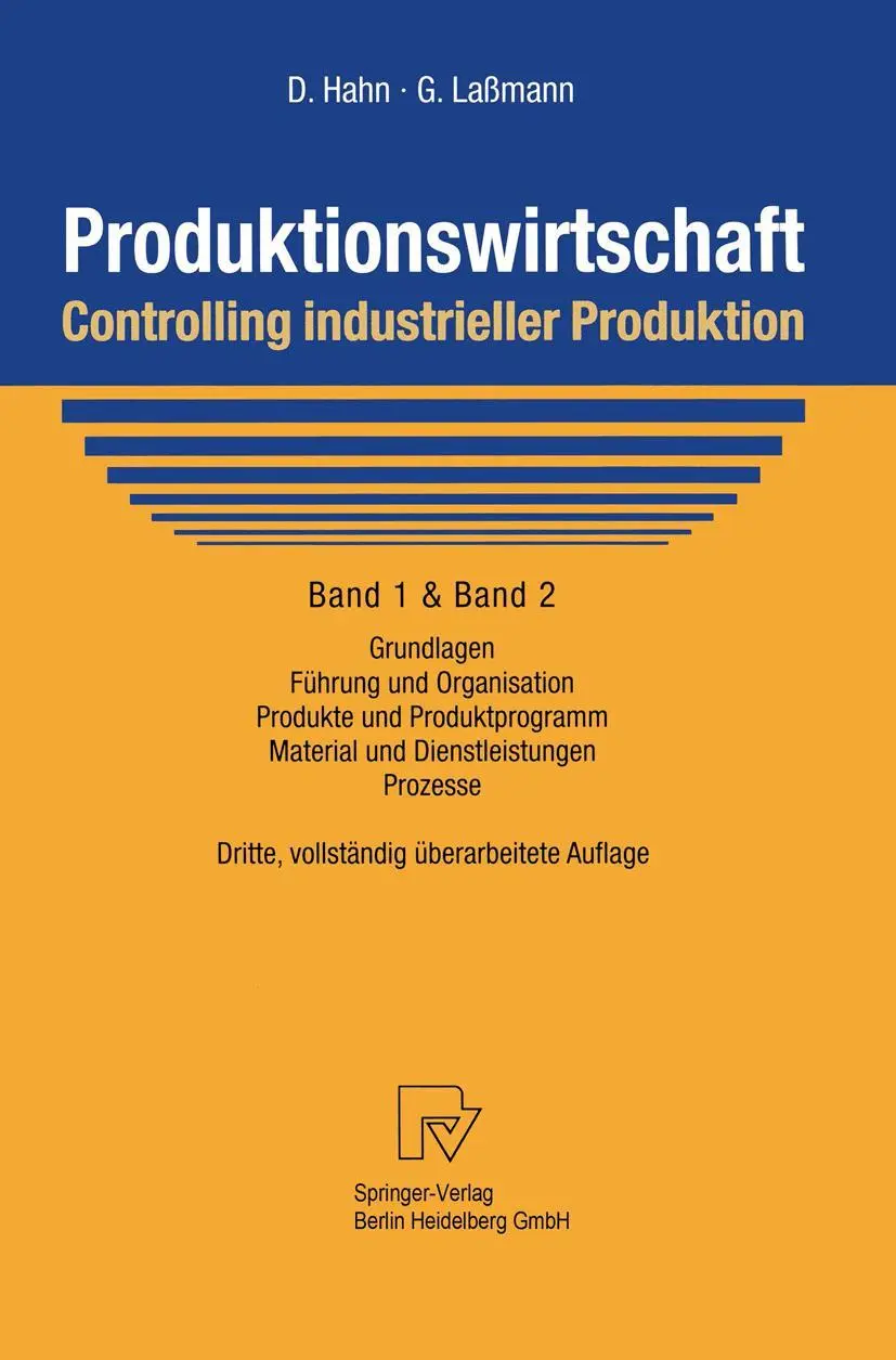 Cover: 9783790812534 | Produktionswirtschaft - Controlling industrieller Produktion | Buch