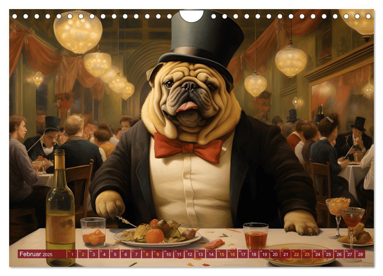 Bild: 9783383842634 | Boteros Hunde - Kunstvoller Kalender im Stile des Boterismo...