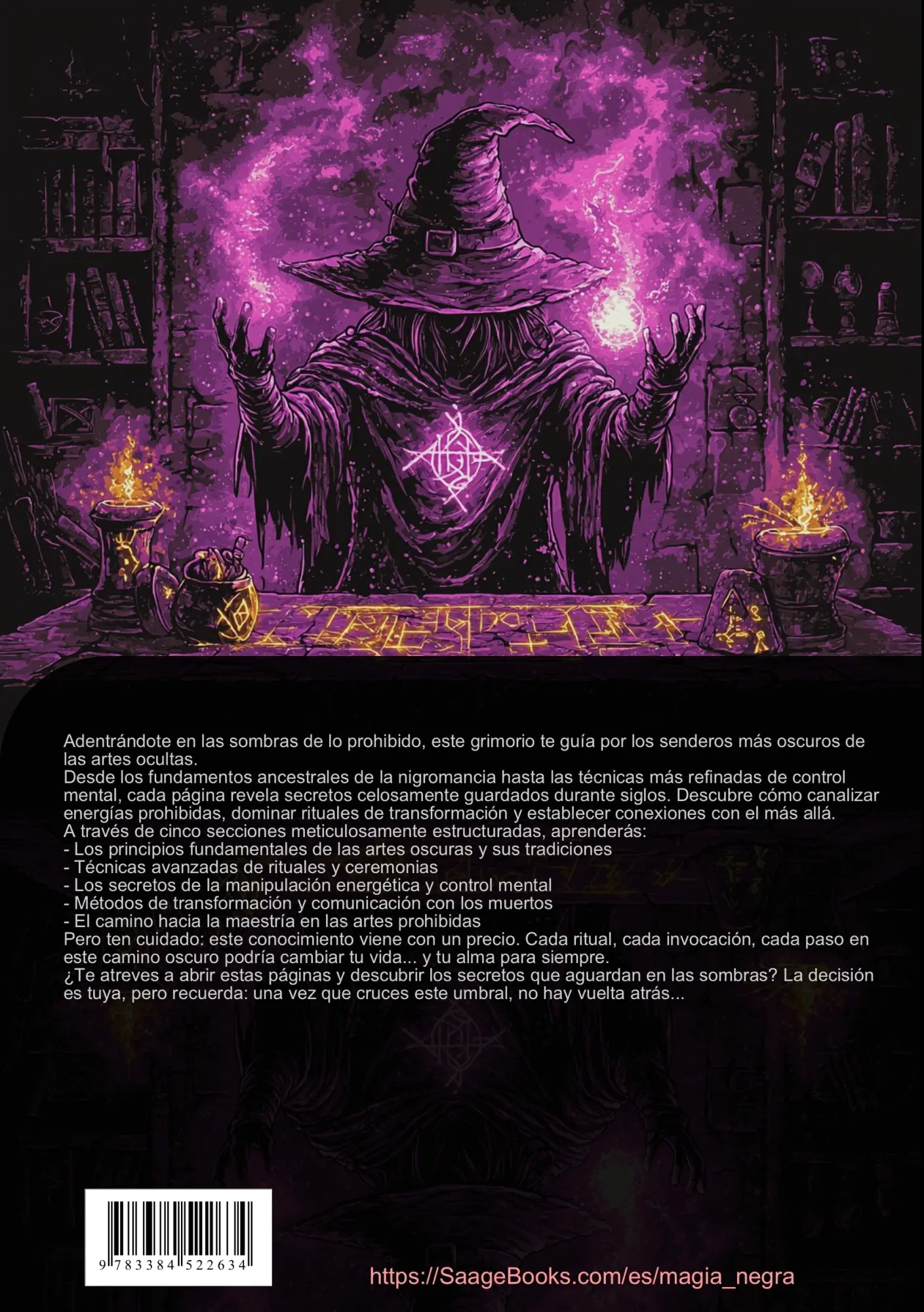 Rückseite: 9783384522634 | Magia Negra y Nigromancia: El Libro Definitivo de Rituales Oscuros
