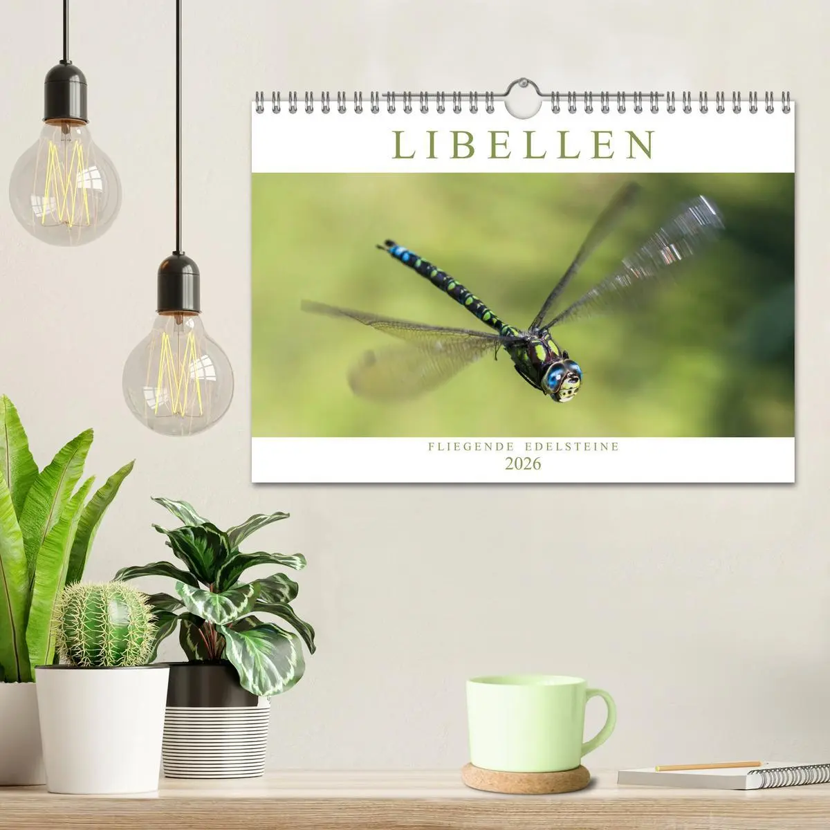 Bild: 9783516112634 | Libellen - Fliegende Edelsteine (Wandkalender 2026 DIN A4 quer),...