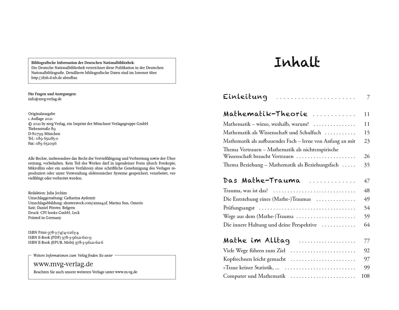 Bild: 9783747402634 | Mathe ohne Angst | Georg Burkhardt | Taschenbuch | 192 S. | Deutsch
