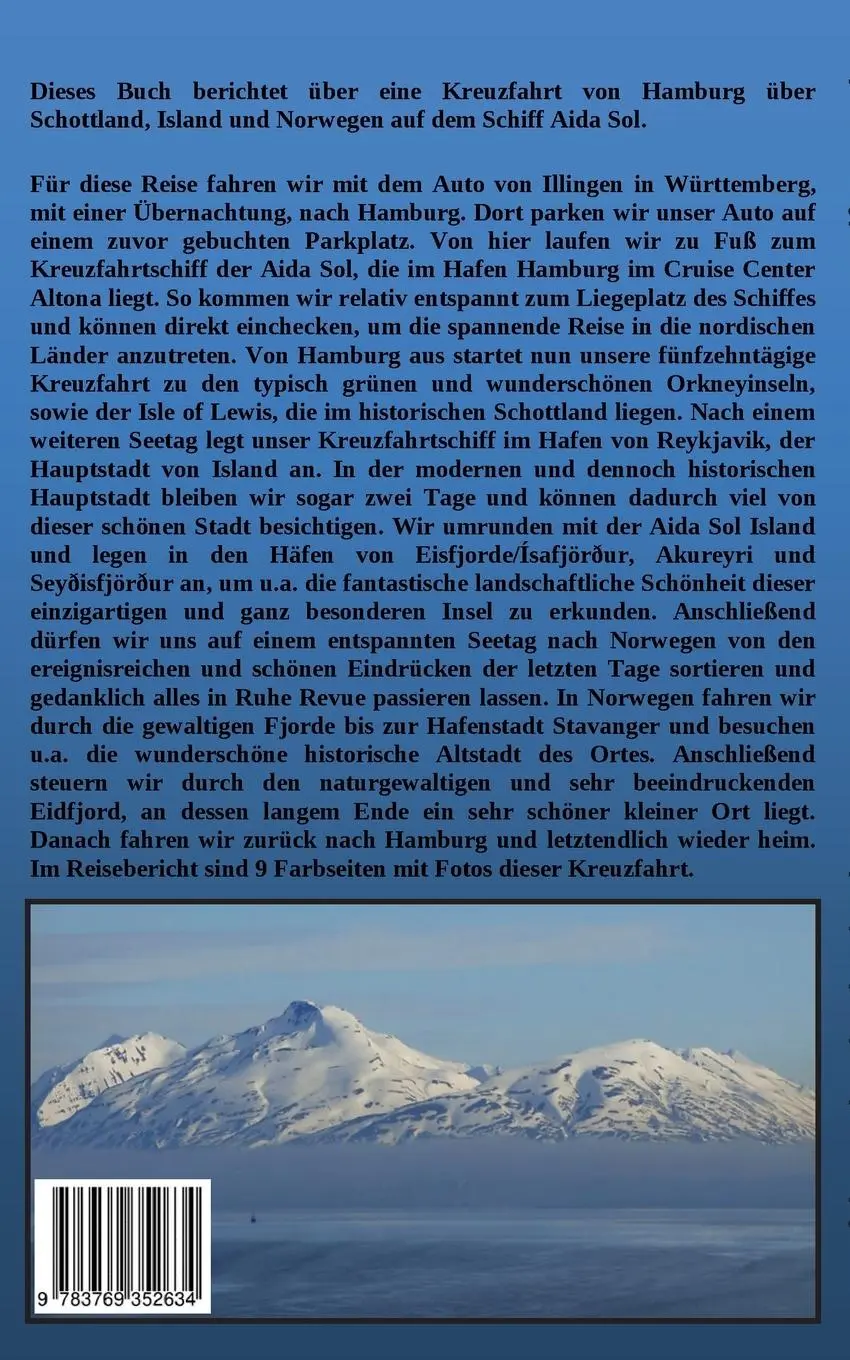 Rückseite: 9783769352634 | Kreuzfahrt Schottland Island Norwegen | Wolfgang Pade | Taschenbuch
