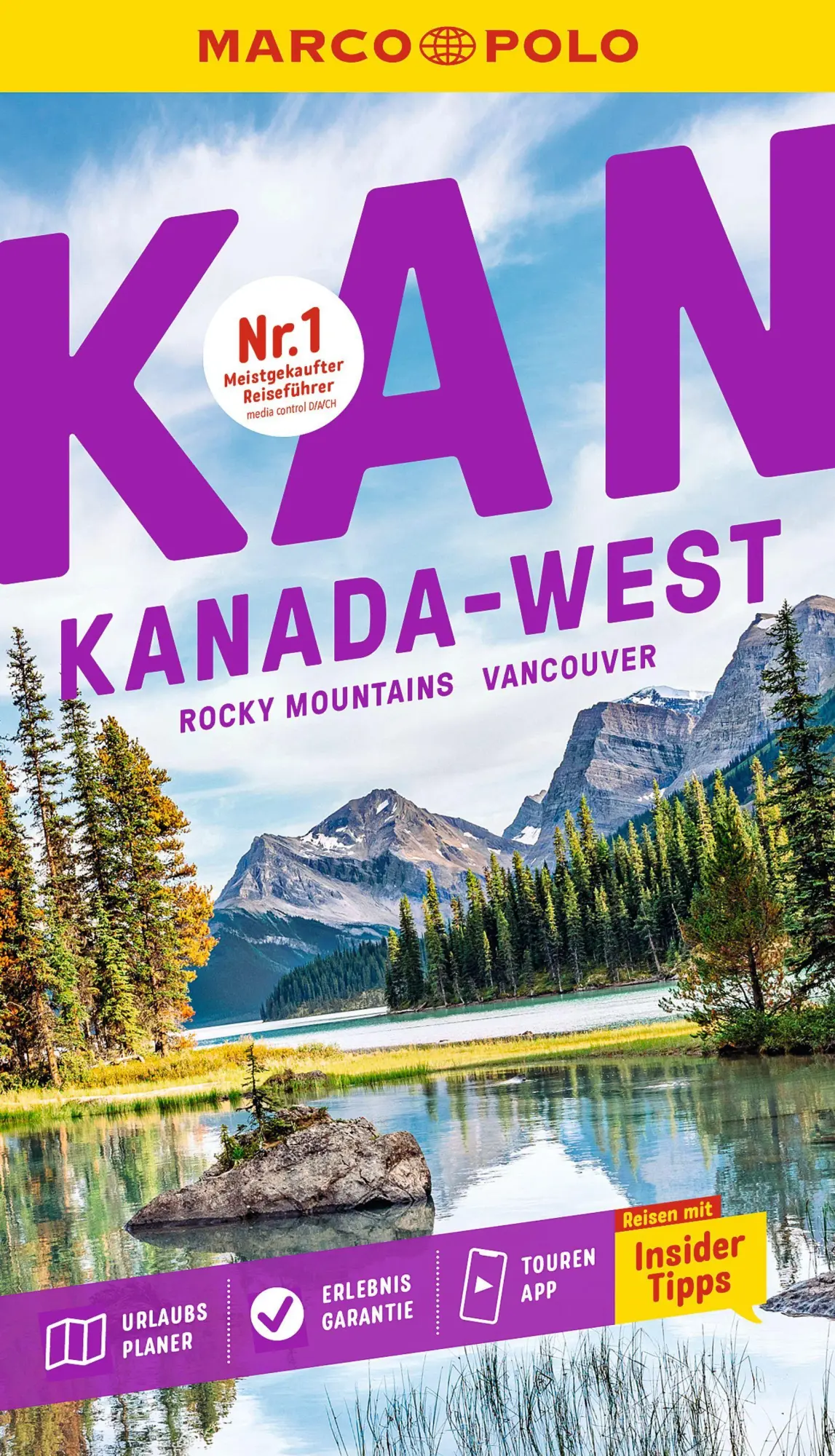 Cover: 9783829742634 | MARCO POLO Reiseführer Kanada West, Rocky Mountains, Vancouver | Buch