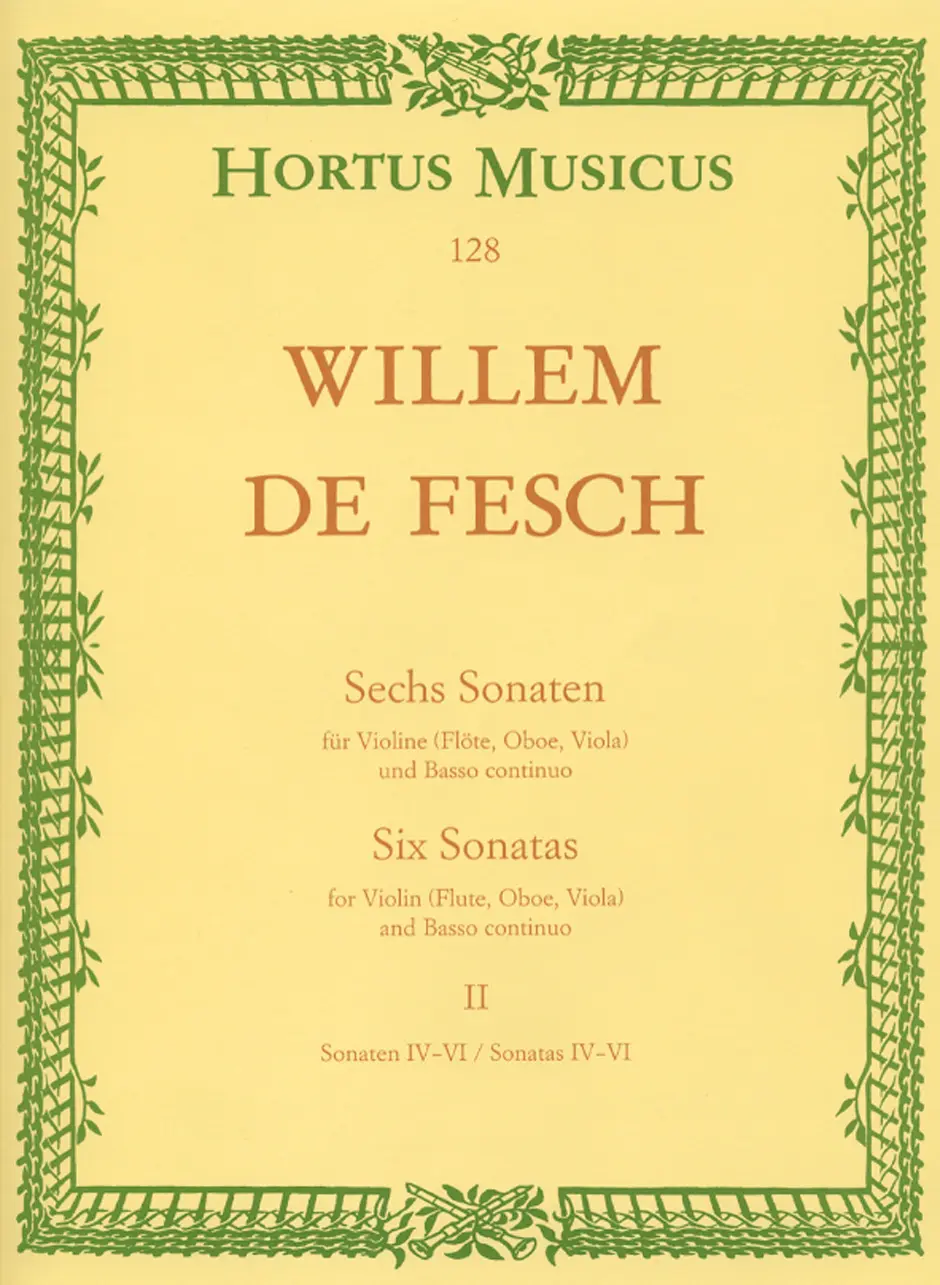 Cover: 9790006002634 | Sechs Sonaten für Violine (Flöte, Oboe, Viola) und Basso continuo
