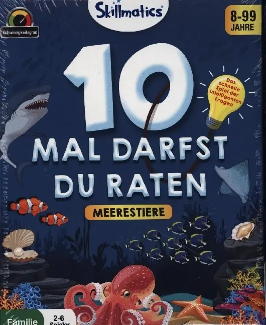 Cover: 8904279502734 | 10 Mal Darfst Du Raten - Meerestiere | Spiel | Karton | Deutsch | 2024