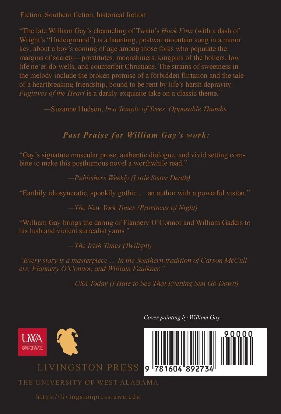 Rückseite: 9781604892734 | Fugitives of the Heart | William Gay | Buch | Englisch | 2021