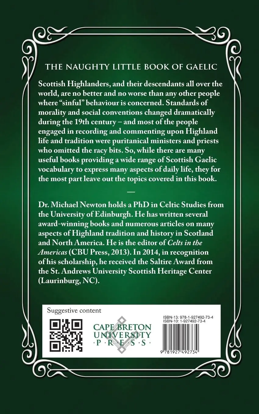 Rückseite: 9781927492734 | The Naughty Little Book of Gaelic | Michael Newton | Taschenbuch