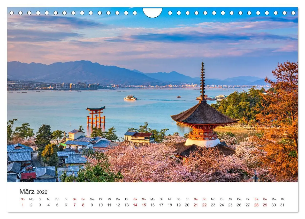 Bild: 9783457562734 | Japan - Im Land der aufgehenden Sonne. (Wandkalender 2026 DIN A4...