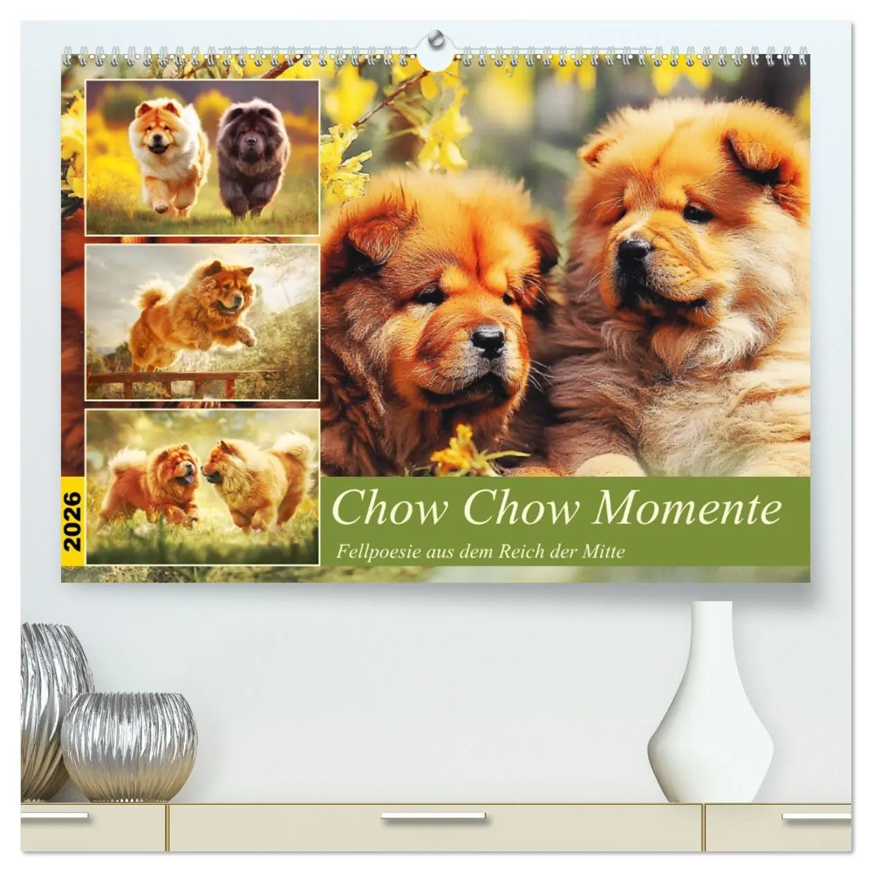 Cover: 9783457942734 | Chow Chow Momente. Fellpoesie aus dem Reich der Mitte (hochwertiger...
