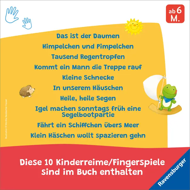 Bild: 9783473302734 | ministeps: Fingerspiele für Klitzekleine | Volksgut | Buch | 20 S.