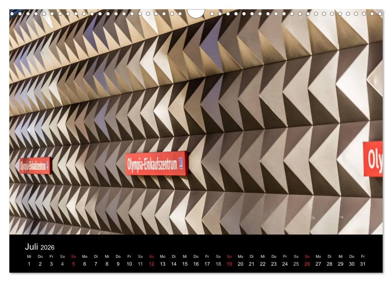 Bild: 9783516102734 | U-Bahn in München (Wandkalender 2026 DIN A3 quer), CALVENDO...