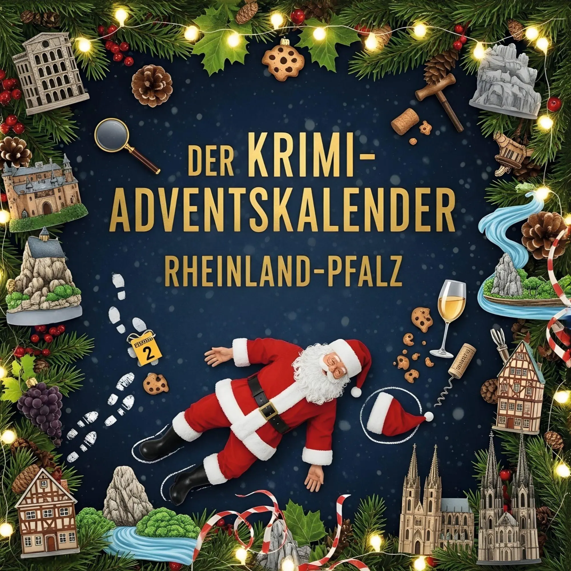 Cover: 9783695302734 | Der Krimi-Adventskalender Rheinland-Pfalz | Sofia Schwarz | Buch