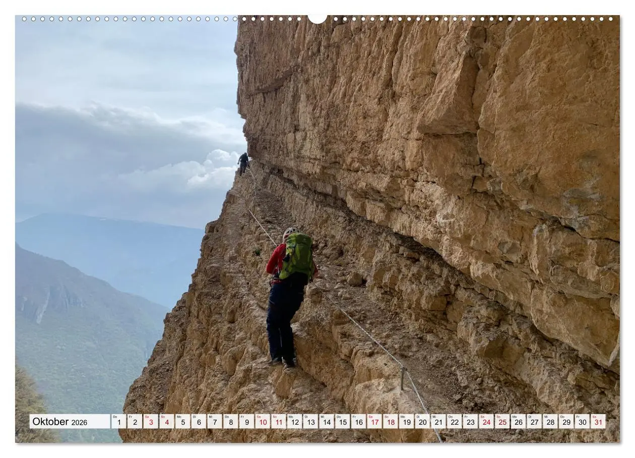 Bild: 9783457482834 | Klettersteige in Norditalien (hochwertiger Premium Wandkalender...