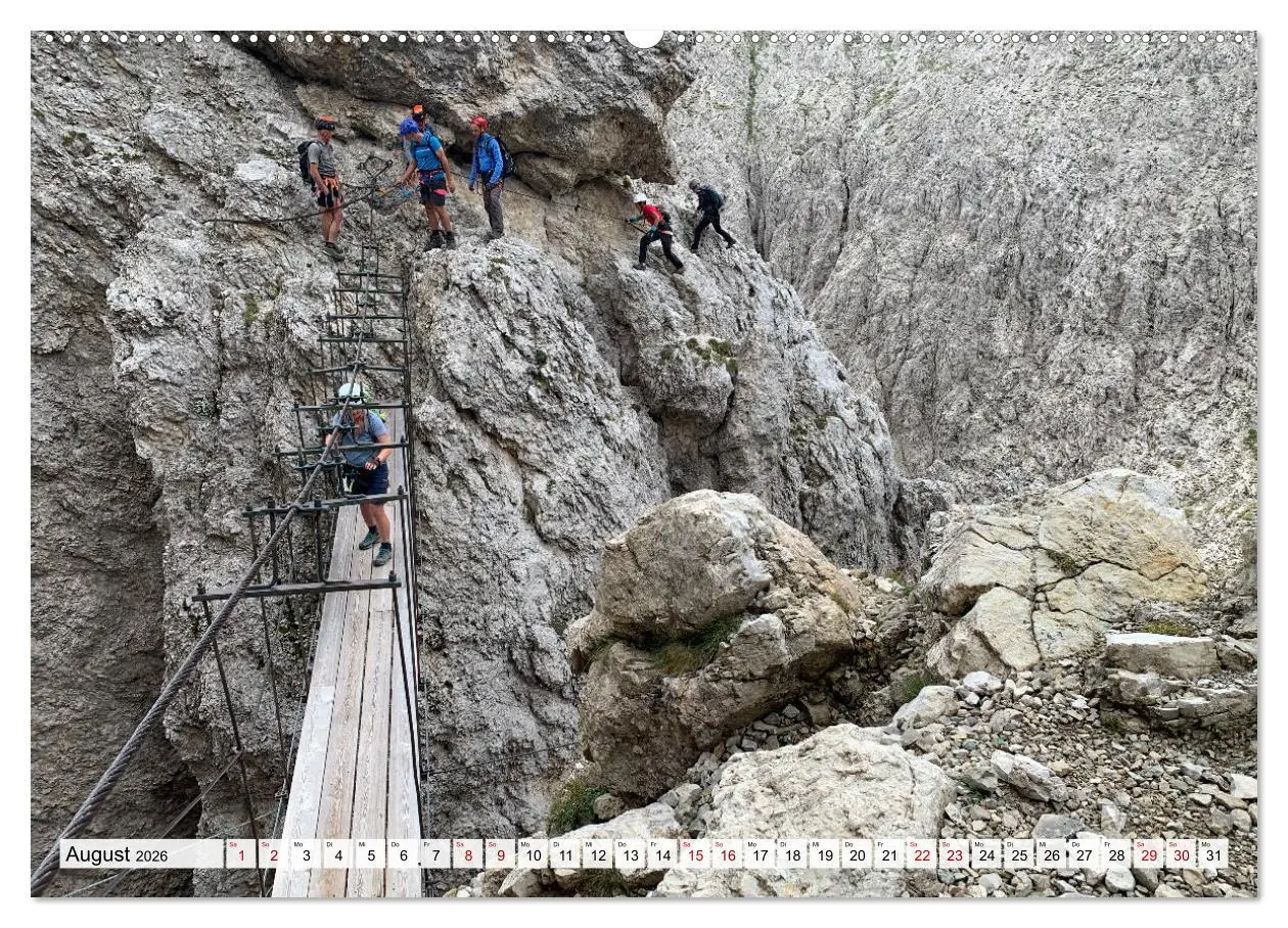 Bild: 9783457482834 | Klettersteige in Norditalien (hochwertiger Premium Wandkalender...