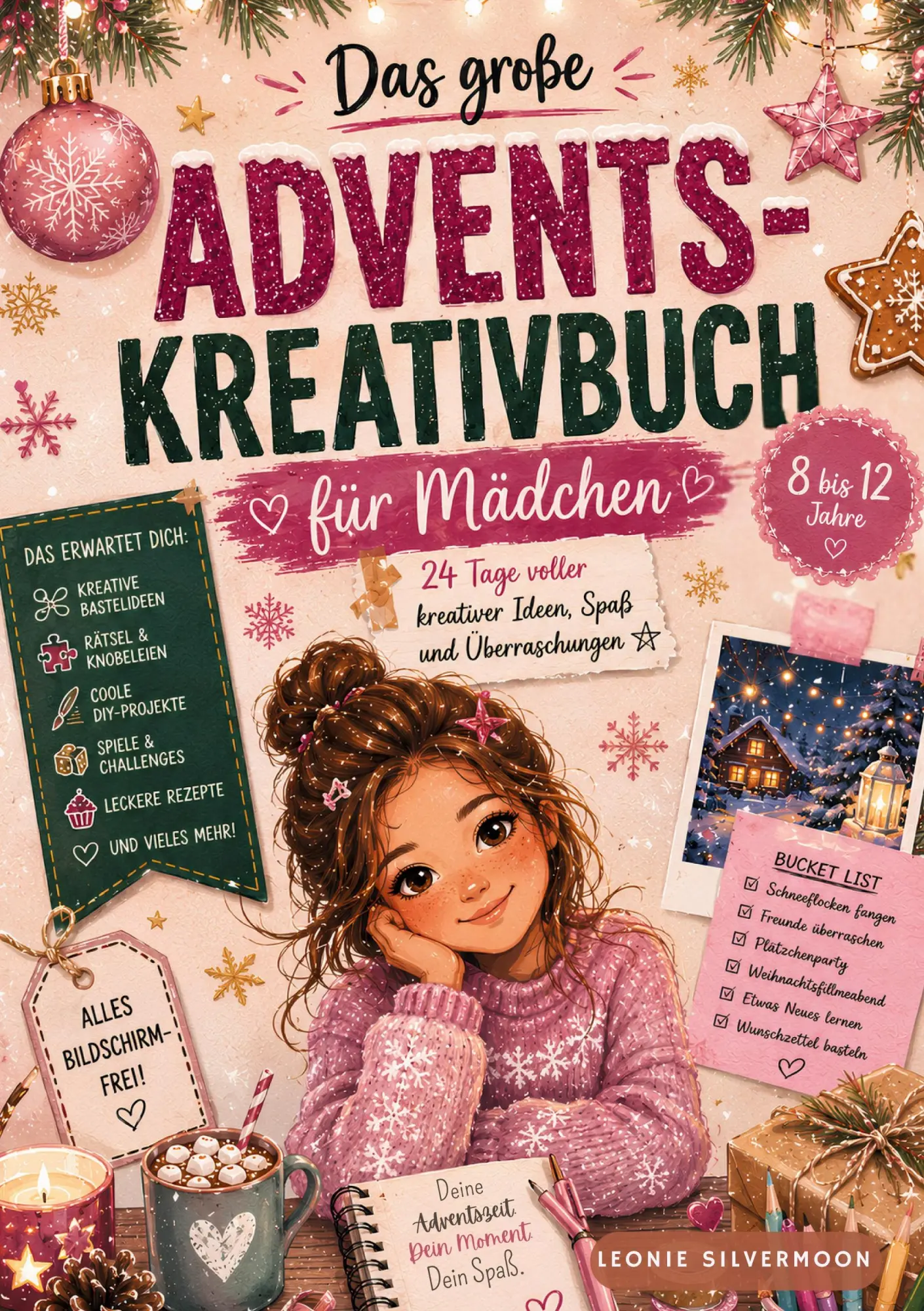 Cover: 9783696762834 | Das große Advents-Kreativbuch | Leonie Silvermoon | Taschenbuch | 2026
