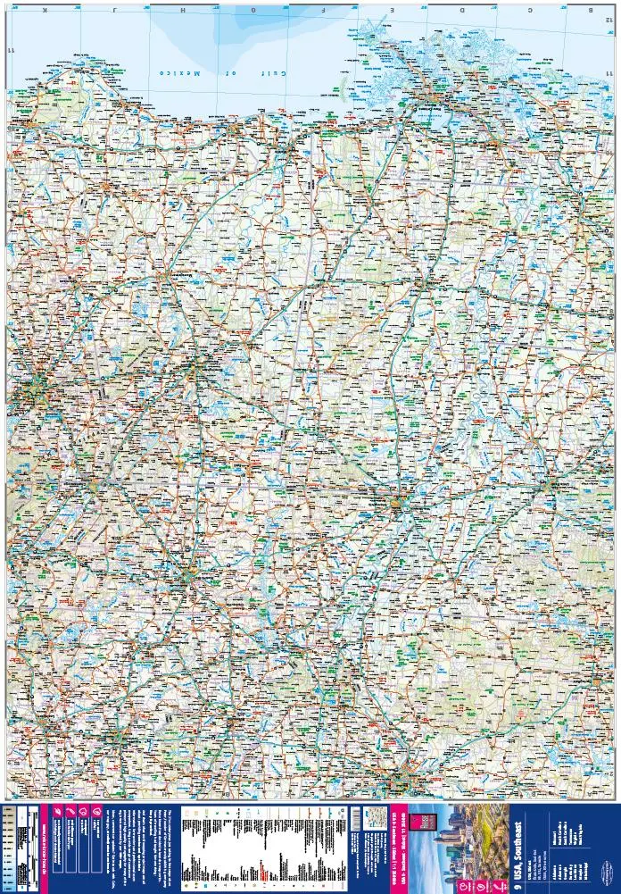Bild: 9783831772834 | Reise Know-How Landkarte USA 9 Südost 1 : 1.250.000: Missouri,...