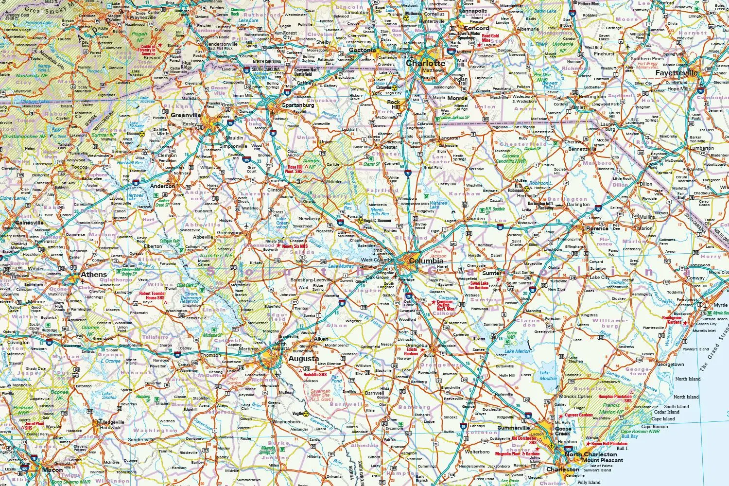 Bild: 9783831772834 | Reise Know-How Landkarte USA 9 Südost 1 : 1.250.000: Missouri,...