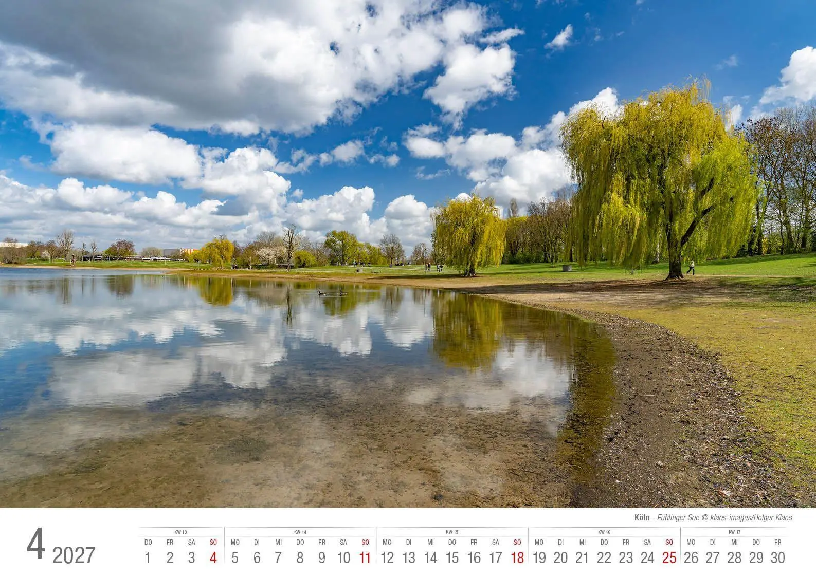 Bild: 9783965352834 | Köln 2027 Bildkalender A3 quer, spiralgebunden | Holger Klaes | 2027