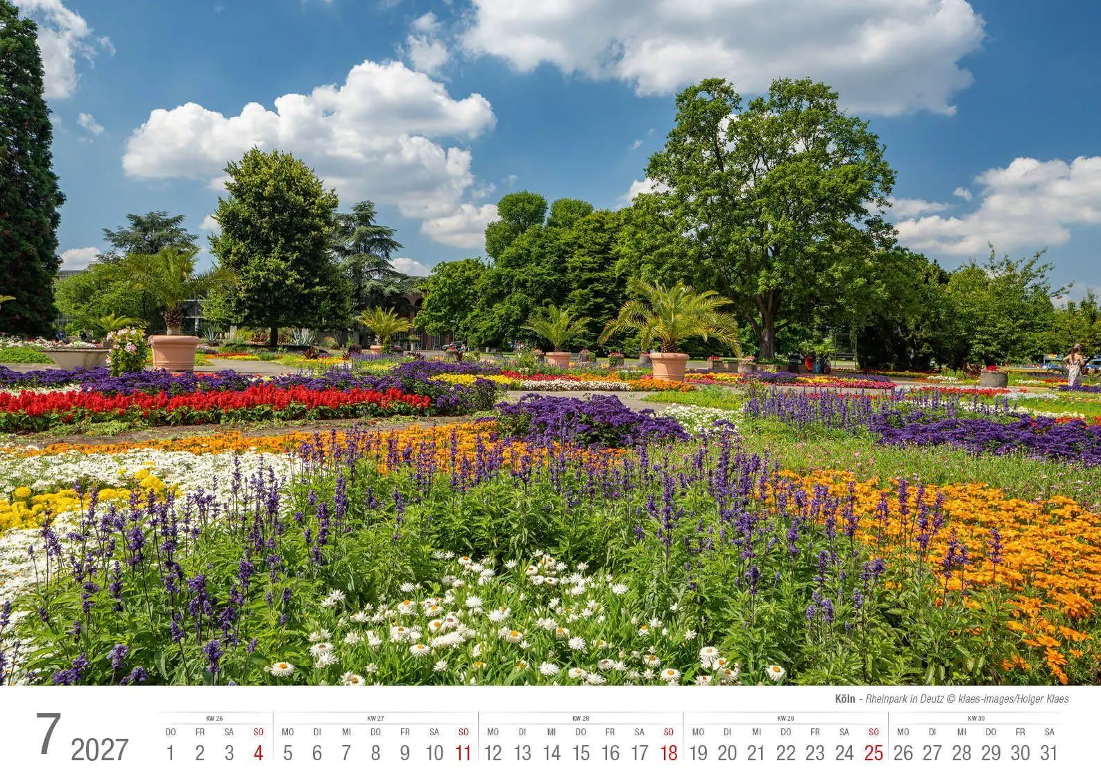 Bild: 9783965352834 | Köln 2027 Bildkalender A3 quer, spiralgebunden | Holger Klaes | 2027