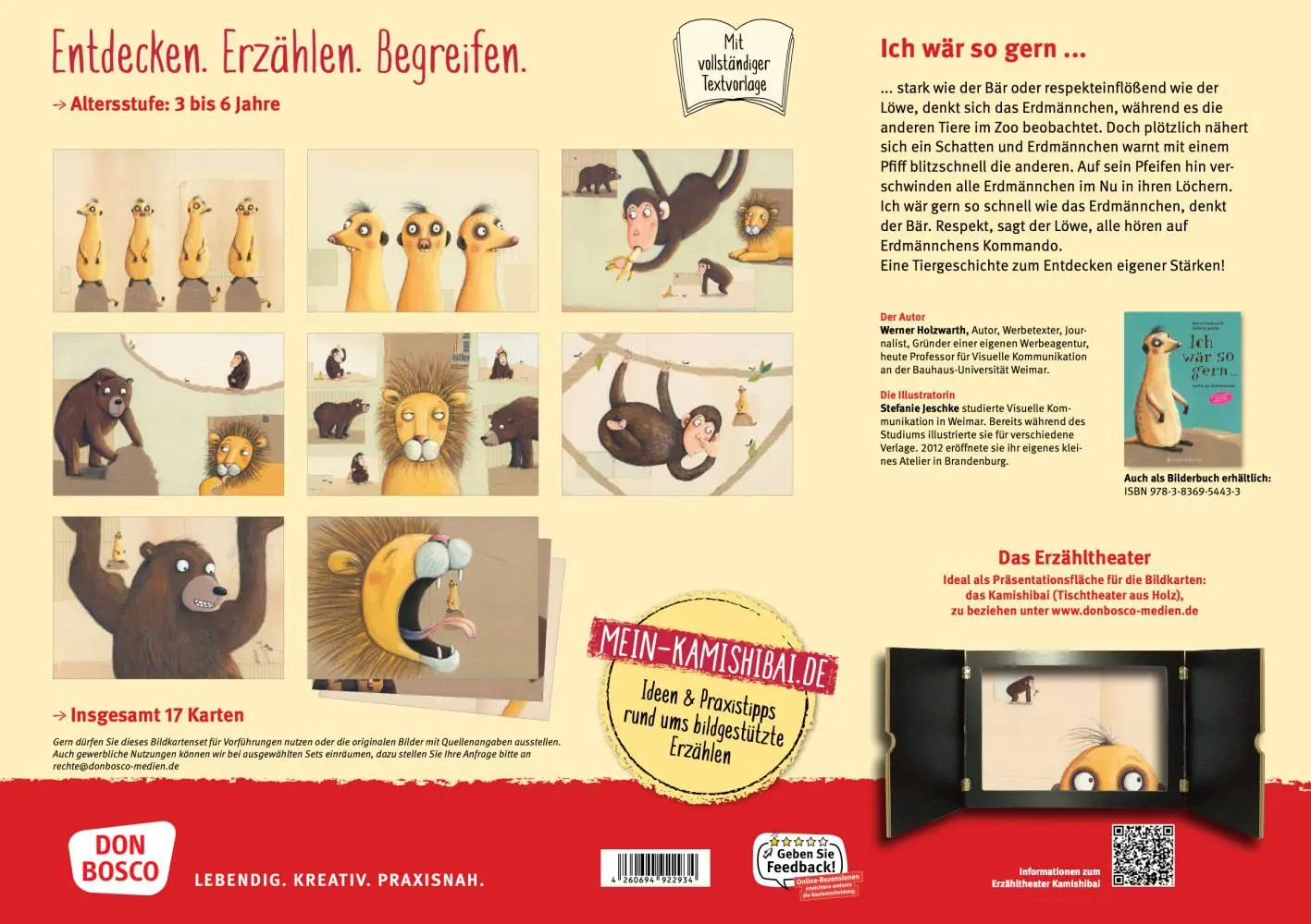 Bild: 4260694922934 | Ich wär so gern ... dachte das Erdmännchen. Kamishibai Bildkartenset