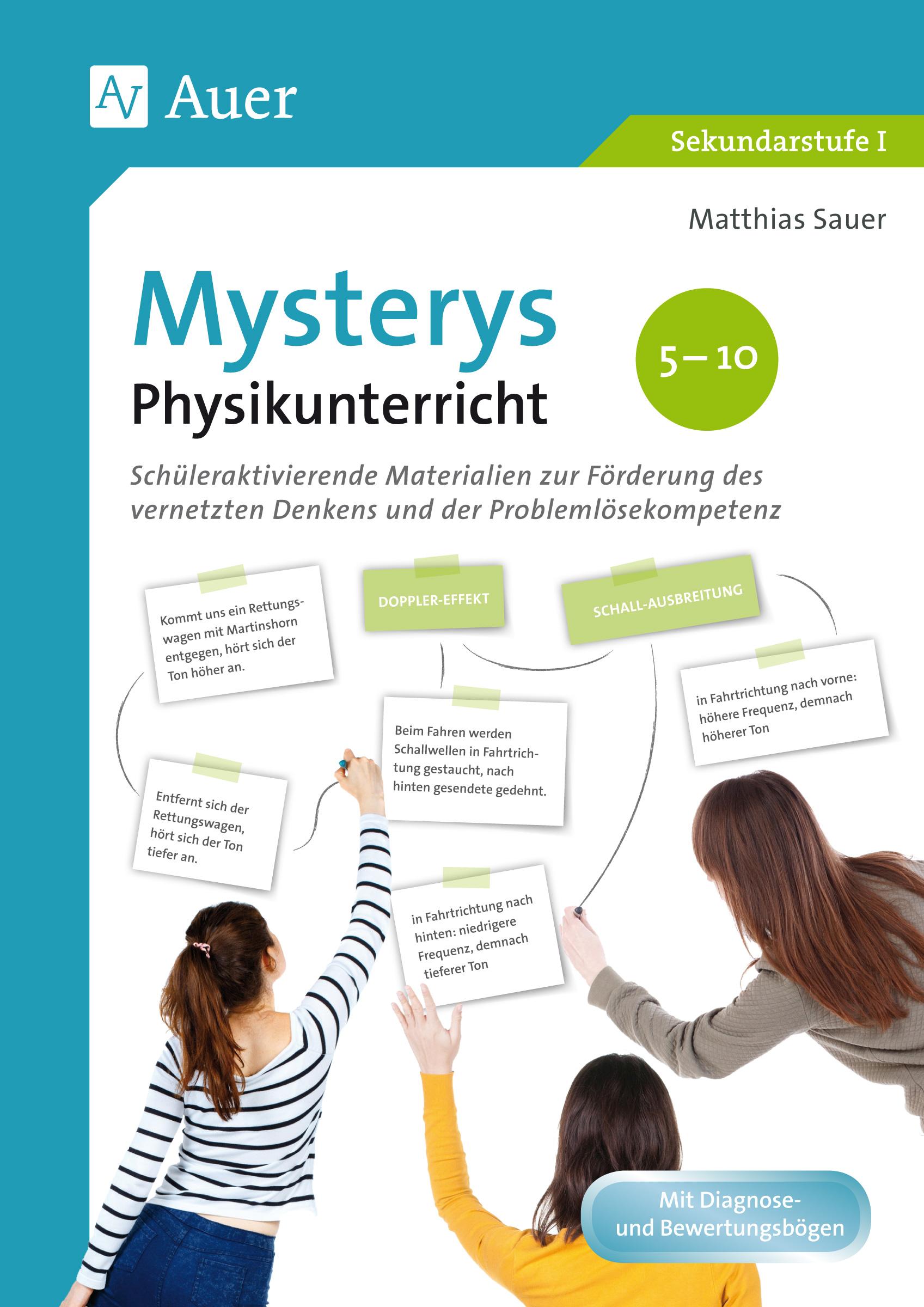 Cover: 9783403082934 | Mysterys Physikunterricht 5-10 | Matthias Sauer | Broschüre | 92 S.