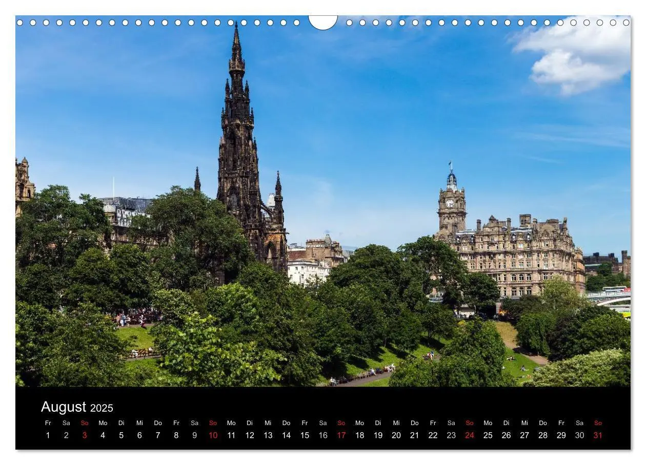 Bild: 9783435692934 | Faszination Edinburgh (Wandkalender 2025 DIN A3 quer), CALVENDO...