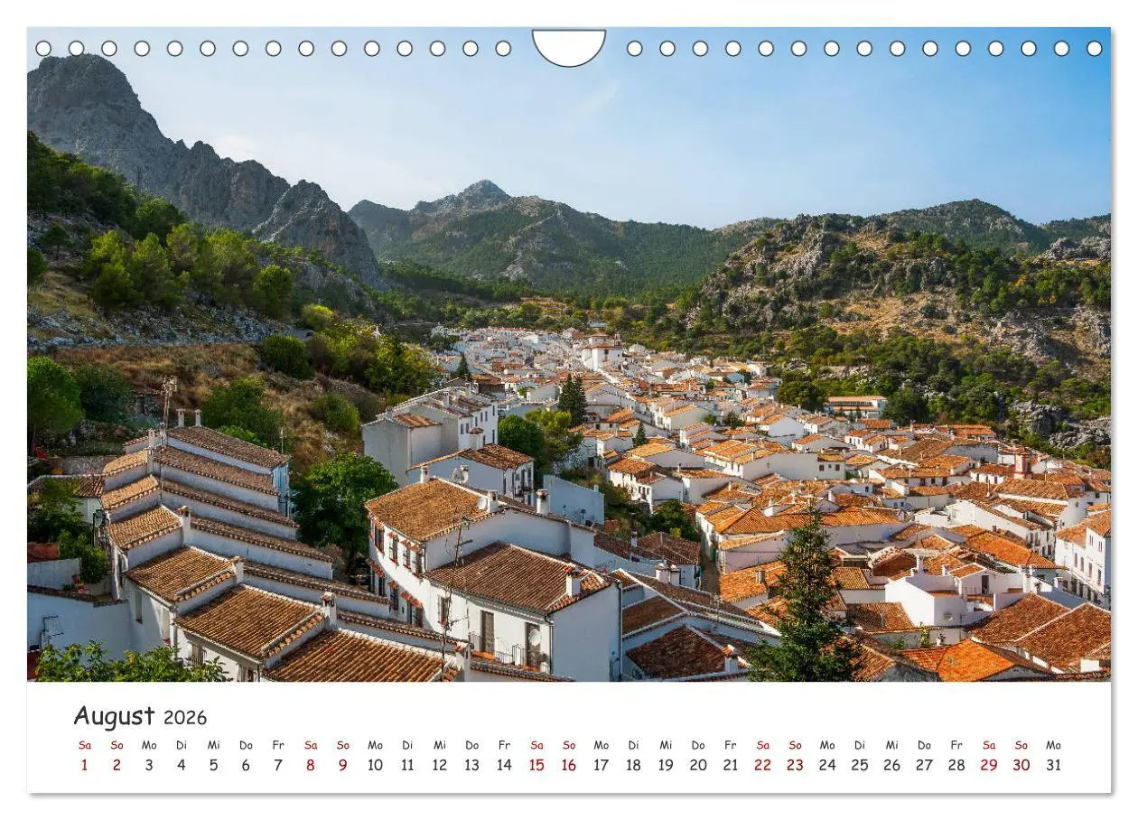 Bild: 9783457852934 | Andalusien - Weiße Dörfer und wilde Natur (Wandkalender 2026 DIN A4...