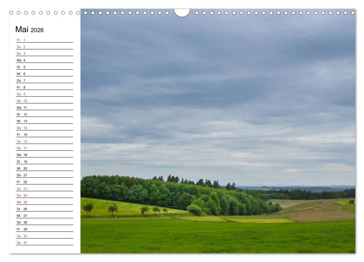 Bild: 9783516012934 | Der Westerwald (Wandkalender 2026 DIN A3 quer), CALVENDO...