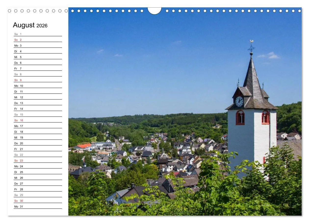Bild: 9783516012934 | Der Westerwald (Wandkalender 2026 DIN A3 quer), CALVENDO...