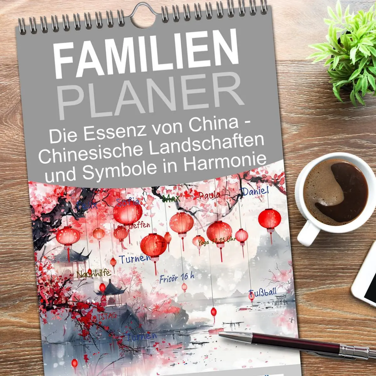 Bild: 9783516492934 | Familienplaner 2026 - Die Essenz von China - Chinesische...