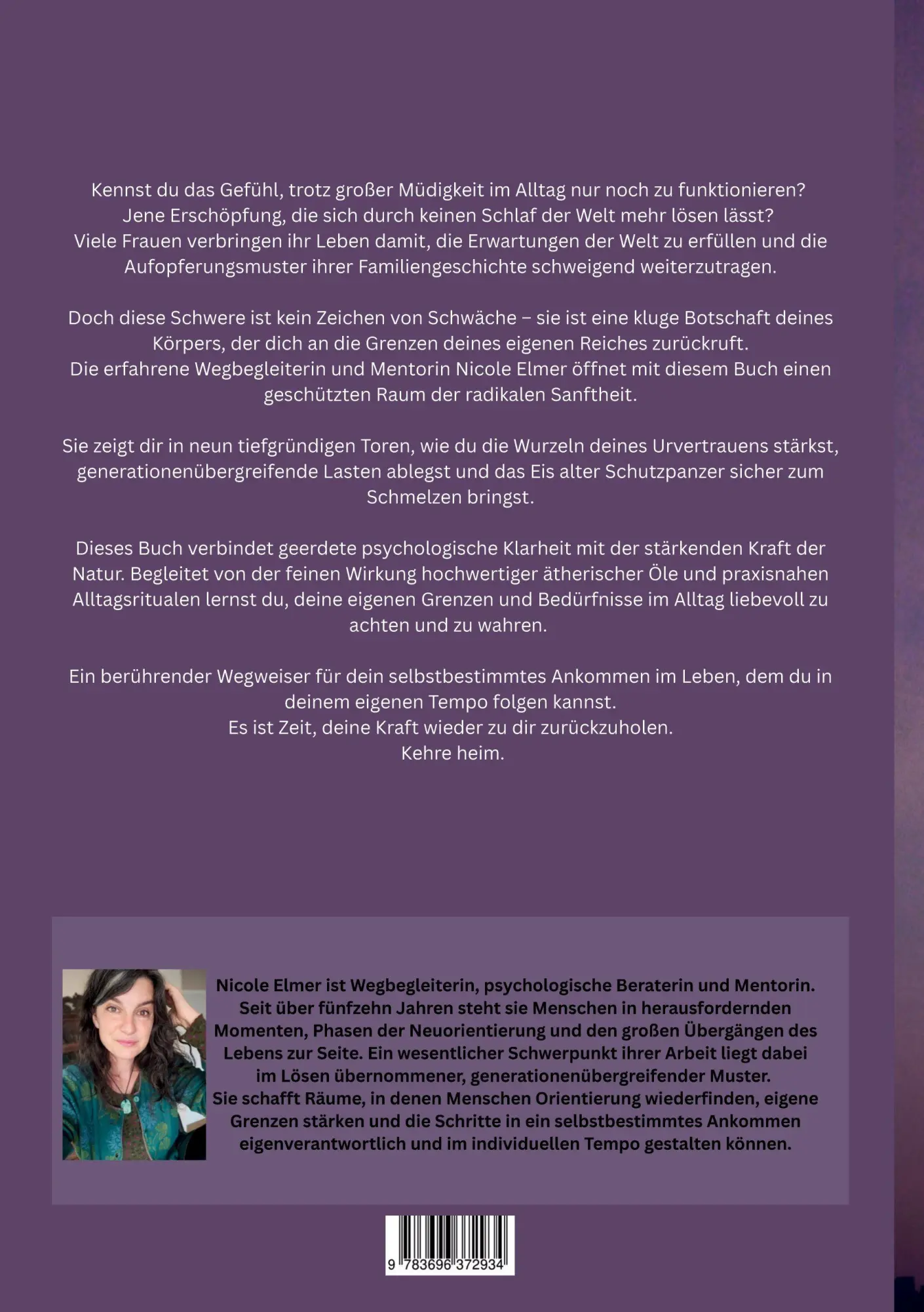 Rückseite: 9783696372934 | Wenn Erschöpfung nach Heimat sucht | Nicole Elmer | Taschenbuch | 2026