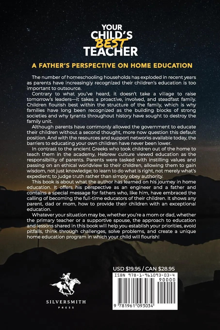 Rückseite: 9781961093034 | Your Child's Best Teacher | A Father's Perspective on Home Education
