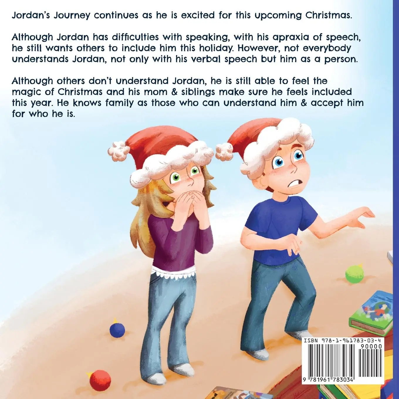 Rückseite: 9781961783034 | A (Not) So Silent Christmas | An Apraxia Story | Levan | Taschenbuch
