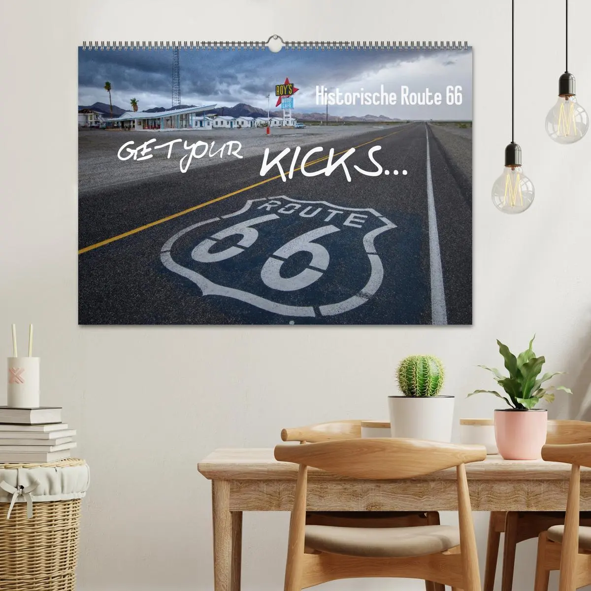 Bild: 9783457673034 | Route 66 (Wandkalender 2026 DIN A2 quer), CALVENDO Monatskalender